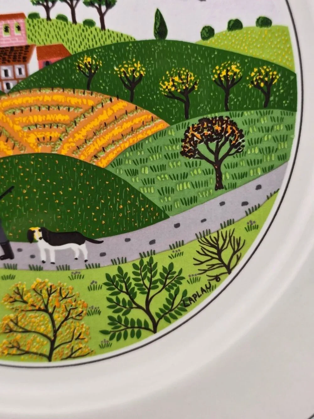 Villeroy & Boch Design Naif Porcelain Salad Plate 8.25